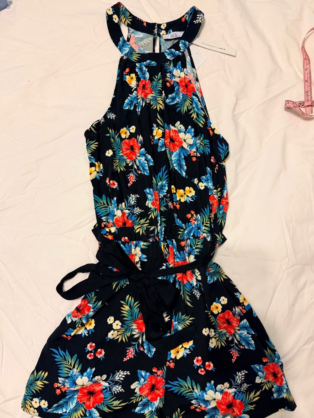 Joe B Tropical Print Romper